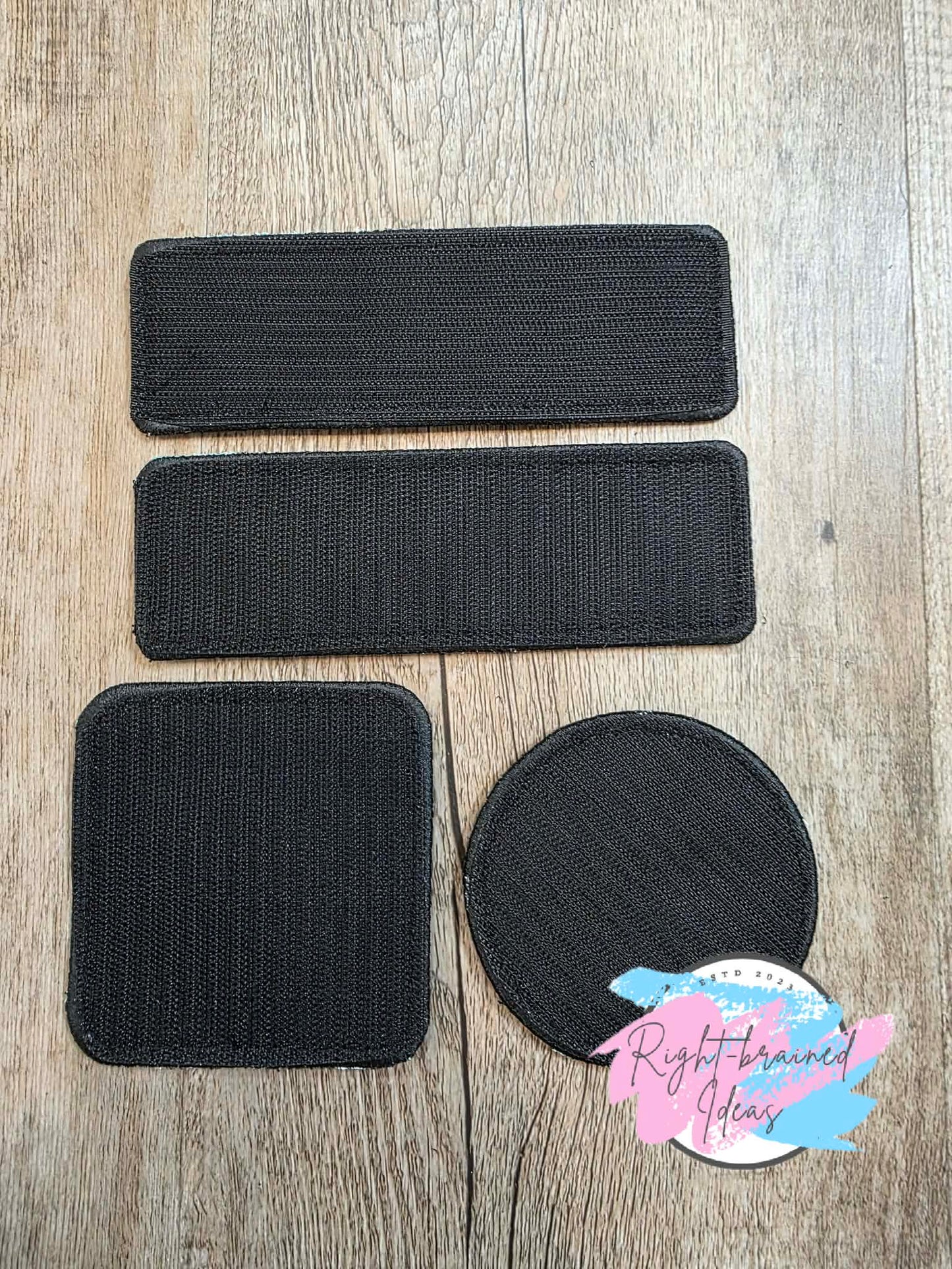 Service Dog In Training White And Black On Sparkle Moss Green Vinyl Four-piece Patch Set