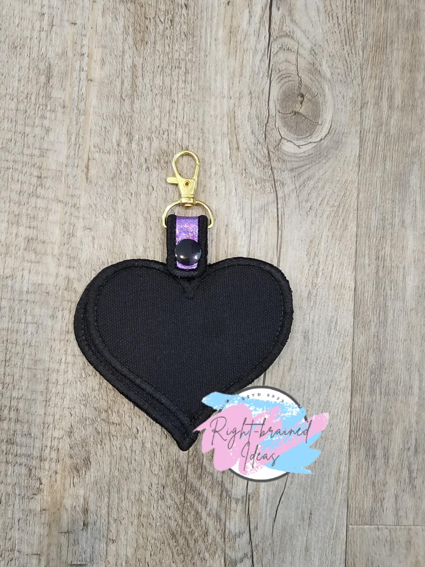 Service Dog White on Sparkly Red Holographic Conversation Heart Inspired Three-piece Set