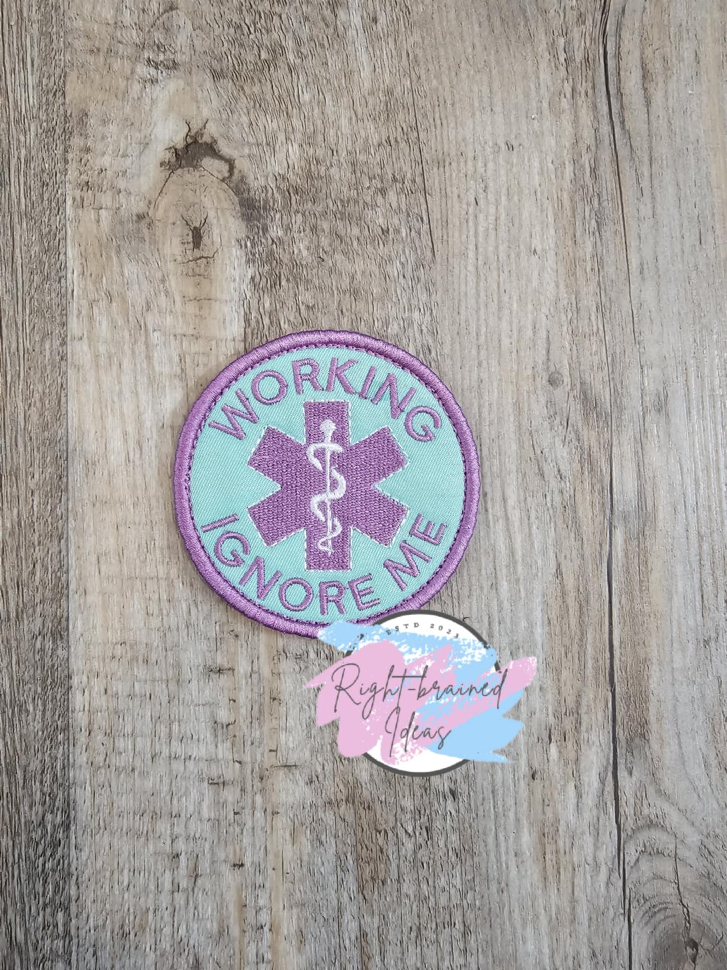 Service Dog In Training Lavender on Seafoam Twill Grow With Them Three-piece Set