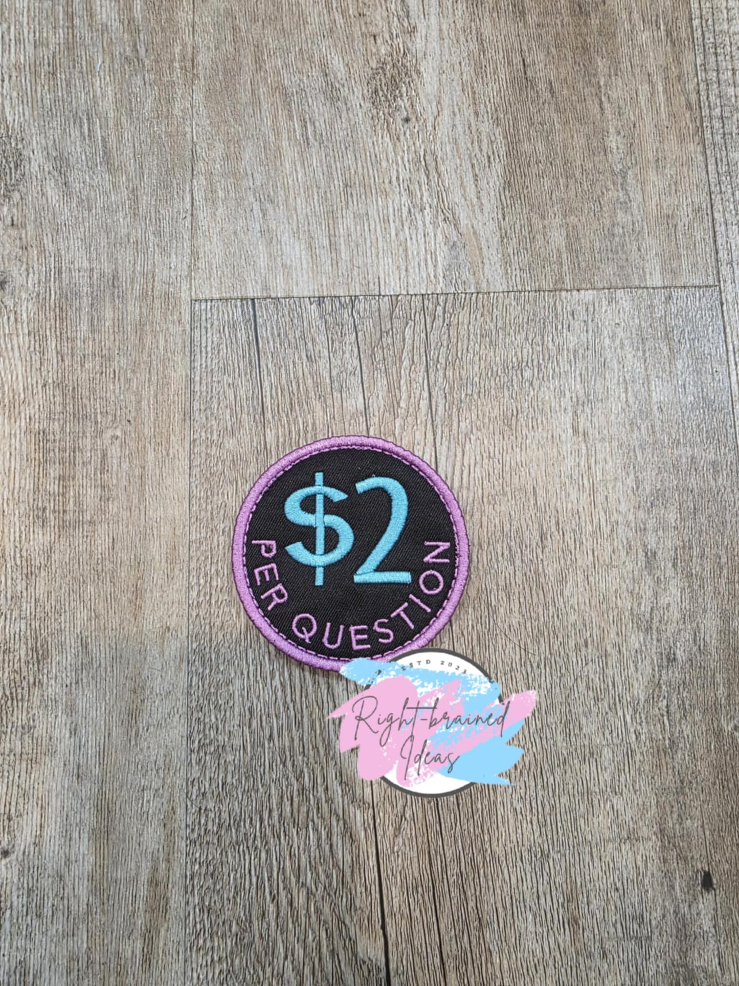 Service Dog Multi-Purpose Lavender and Sky Blue On Black Twill Four-piece Patch And Patch Tab Set