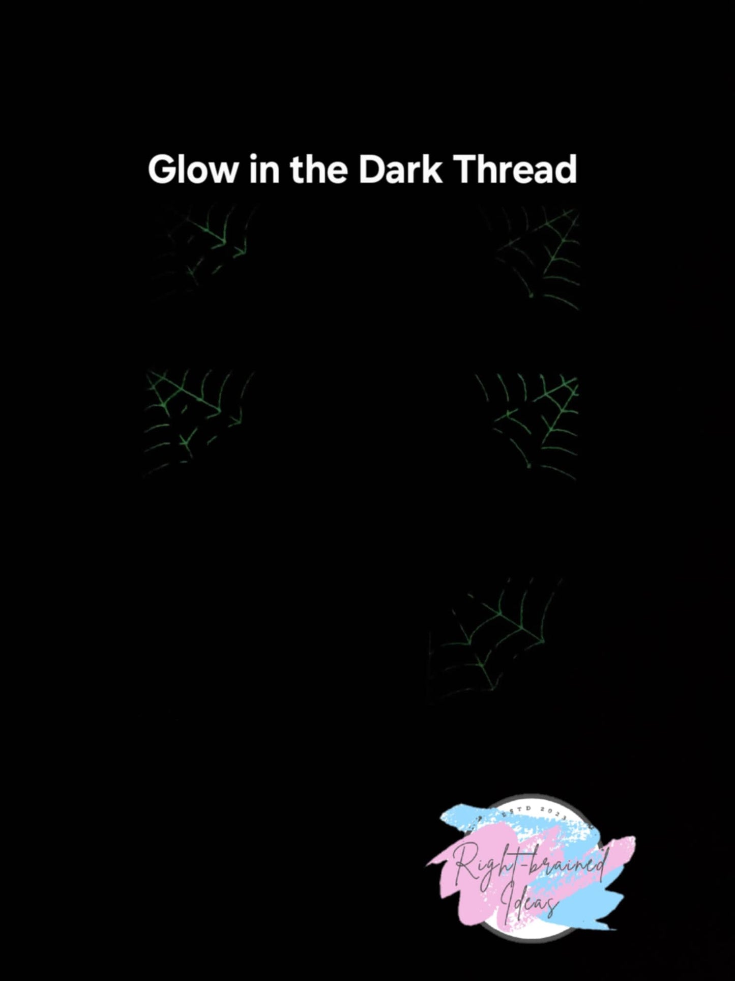 Do Not Pet Creepy Crawley Inspired Purple, Black and Glow-in-the-Dark White on Sparkle Lime Green Vinyl Four-piece Patch Set