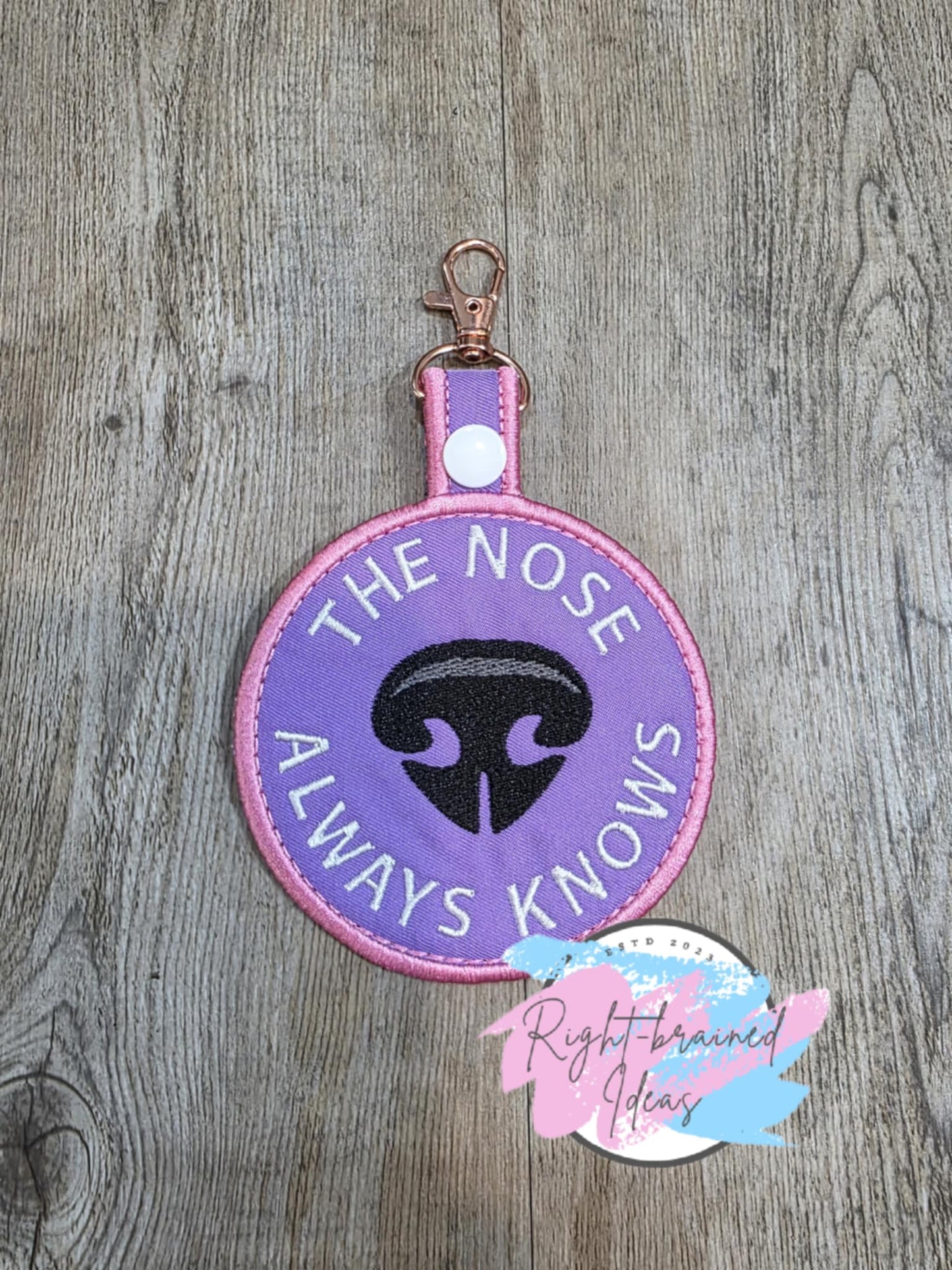 Service Dog Diabetic Alert Ballerina Pink On Lavender Light-weight High Performance Twill Five-piece Patch And Patch Tab Set